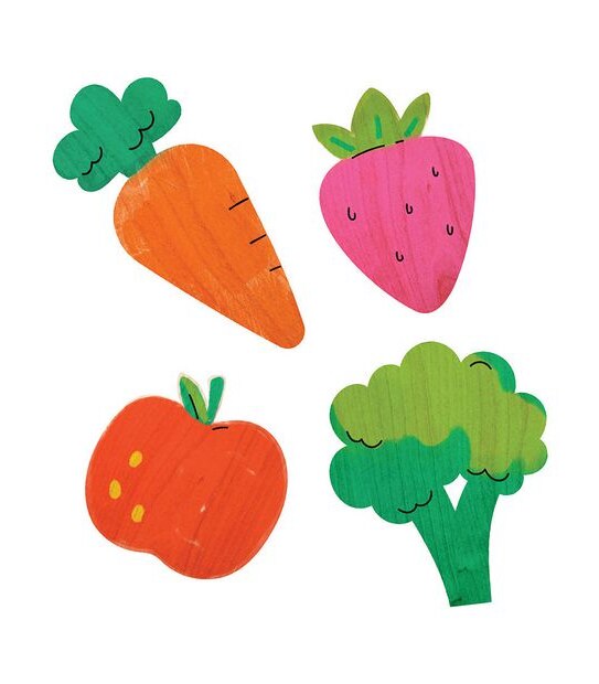 Paint Your Own Wooden Farmers Market Set