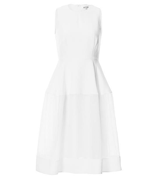 Yours Sincerely Sheer Panel Dress