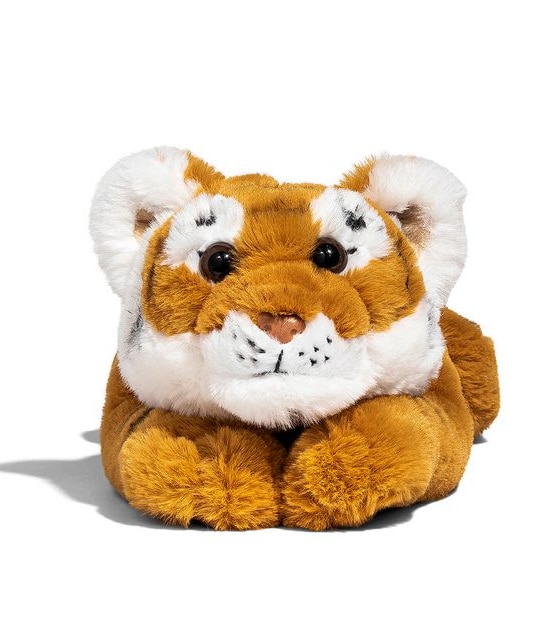 FAO Schwarz - Toy Plush Lying Tiger 15"