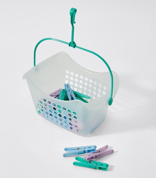 Peg Basket With Pegs
