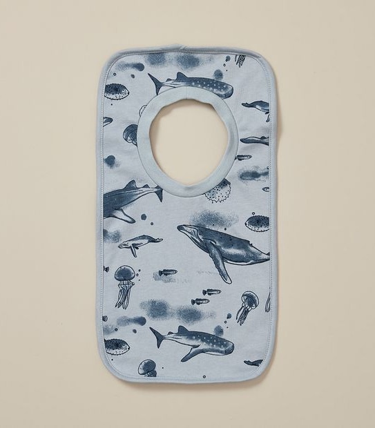 5 Pack bub. Organic Cotton Popover Bibs