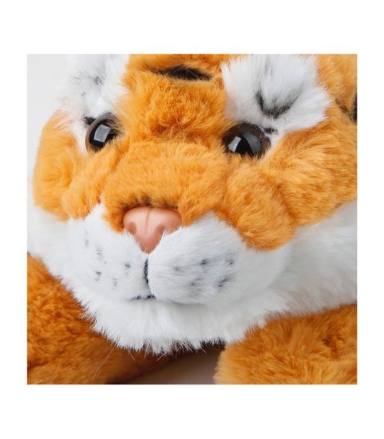 FAO Schwarz - Toy Plush Lying Tiger 15"