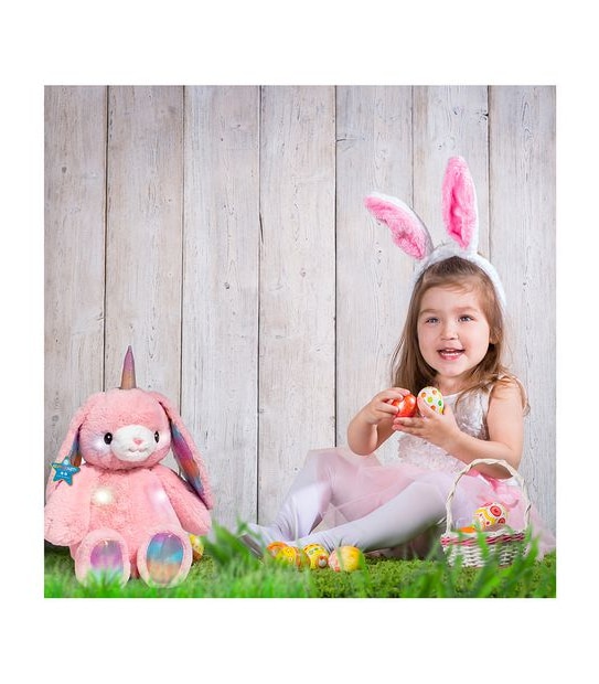 FAO Schwarz - Glow Brights - Toy Plush LED with Bunnycorn 15-inch