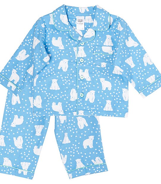 Polar Bear Flannelette Pyjama Set