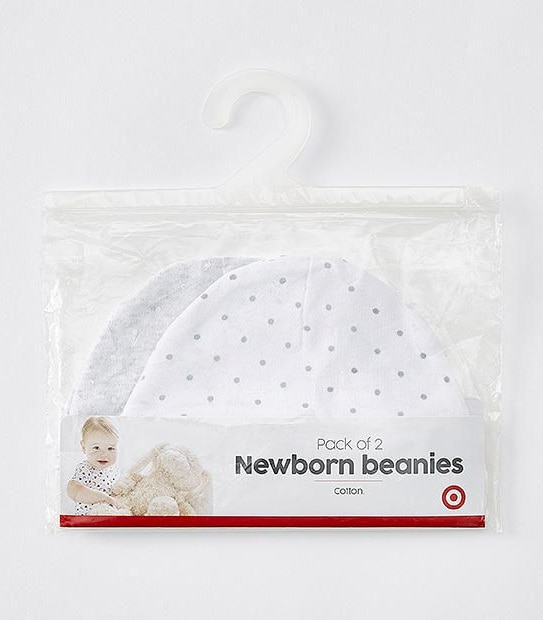 Pack Of 2 Newborn Beanies
