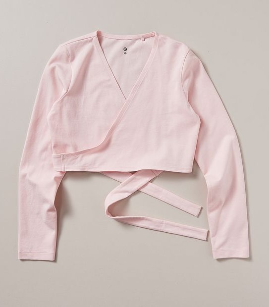 Long Sleeve School Dance Crossover Top