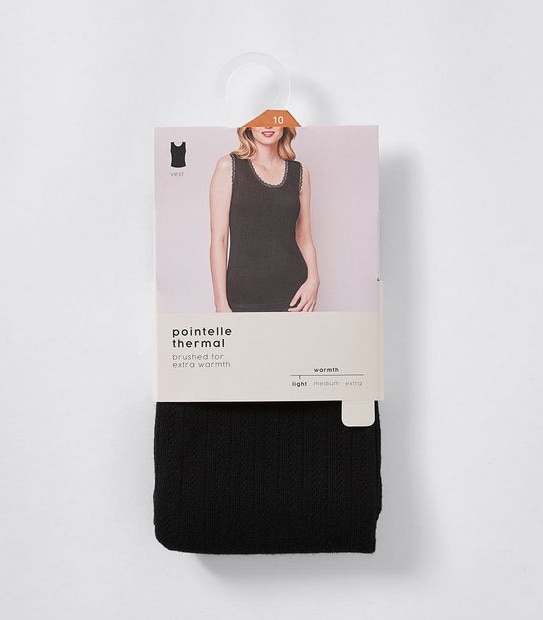 Pointelle Thermal Vest