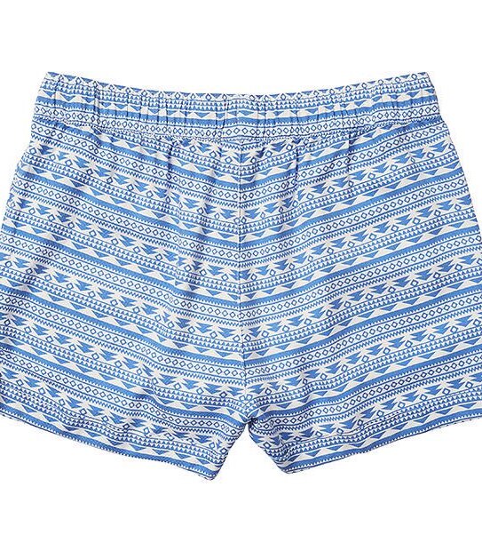 Geo Print Turn Up Shorts