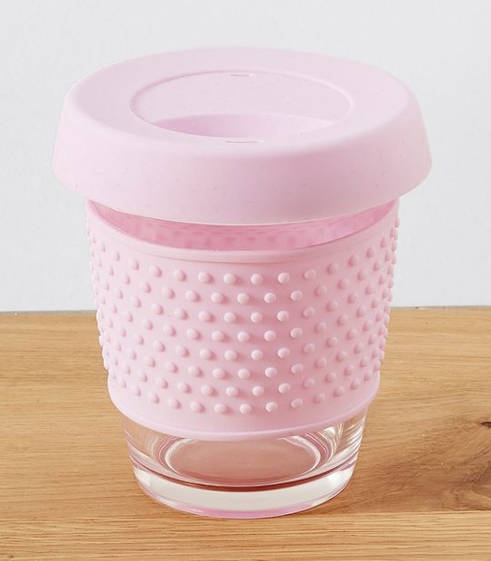 Reusable Glass Cup With Silicone