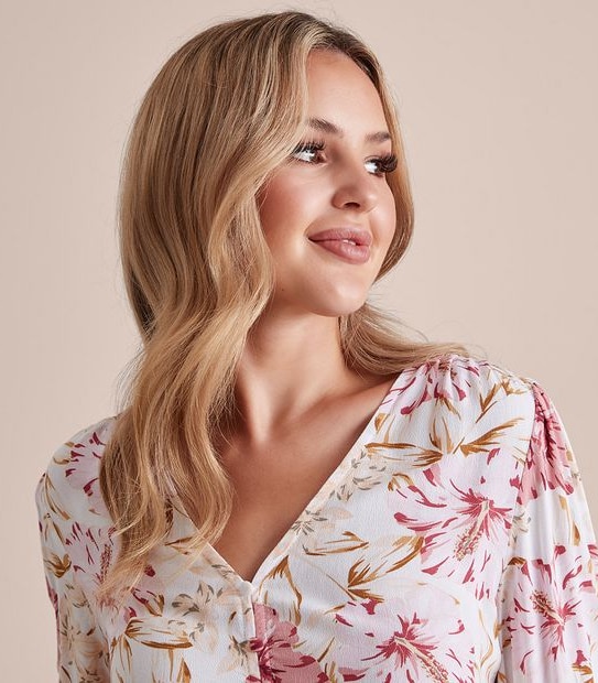 Dannii Minogue Petites Shirred Hem Balloon Top