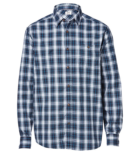 Long Sleeve Check Shirt - Blue