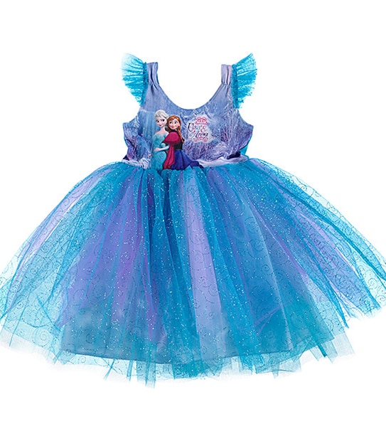 Disney Frozen Tulle Sleeve Dress