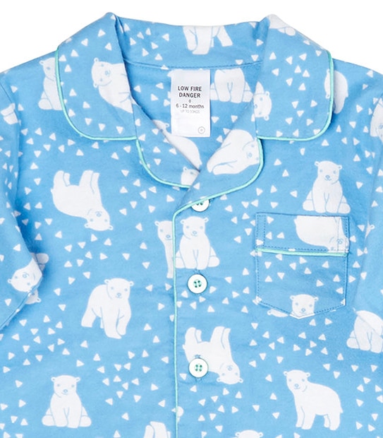 Polar Bear Flannelette Pyjama Set