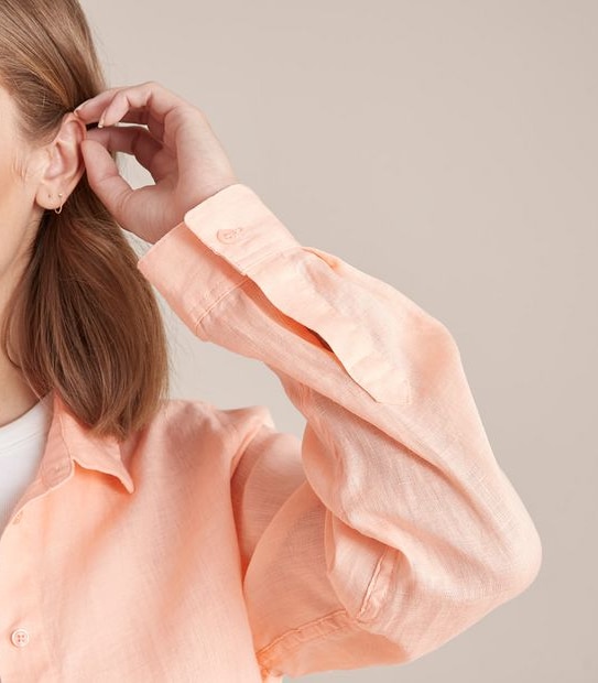 European Linen Long Sleeve Shirt 5 of 6