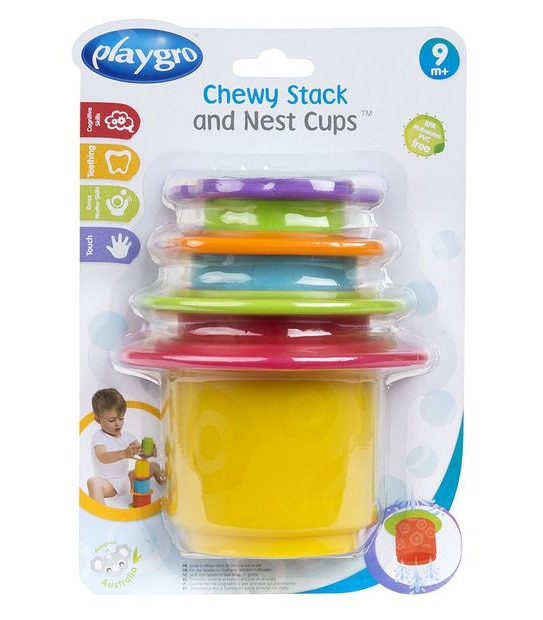 Playgro Chewy Stack and Nest Cups