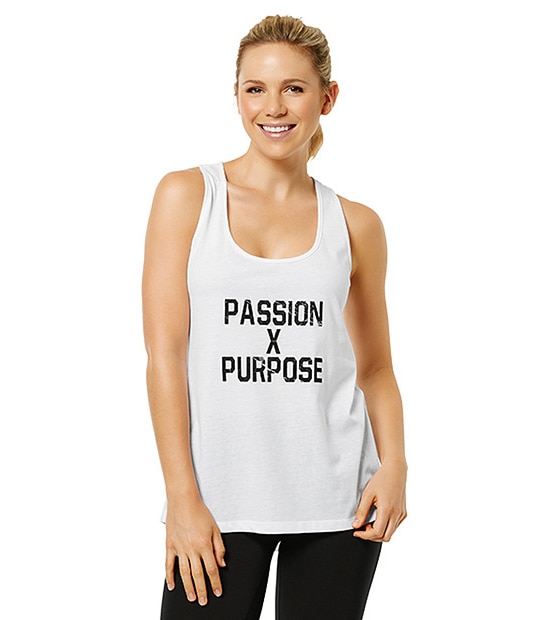 Active Passion X Purpose Tank - White