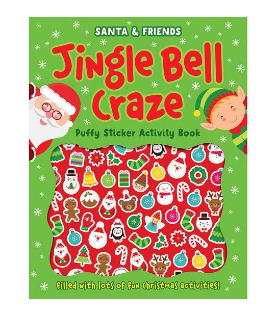 Jingle Bell Craze Puffy Sticker Book