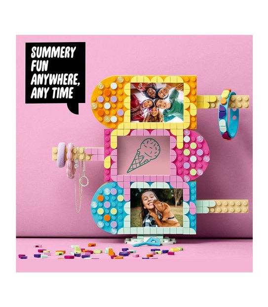 LEGO&reg; DOTS Ice Cream Picture Frames & Bracelet 41956