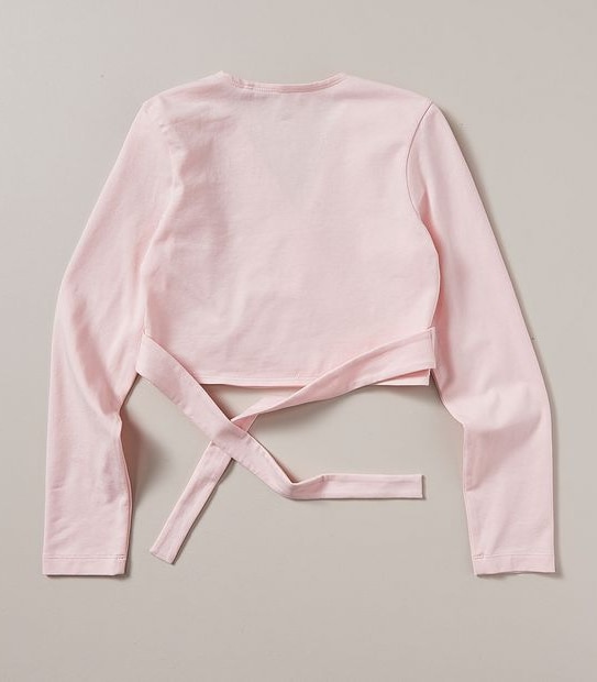 Long Sleeve School Dance Crossover Top