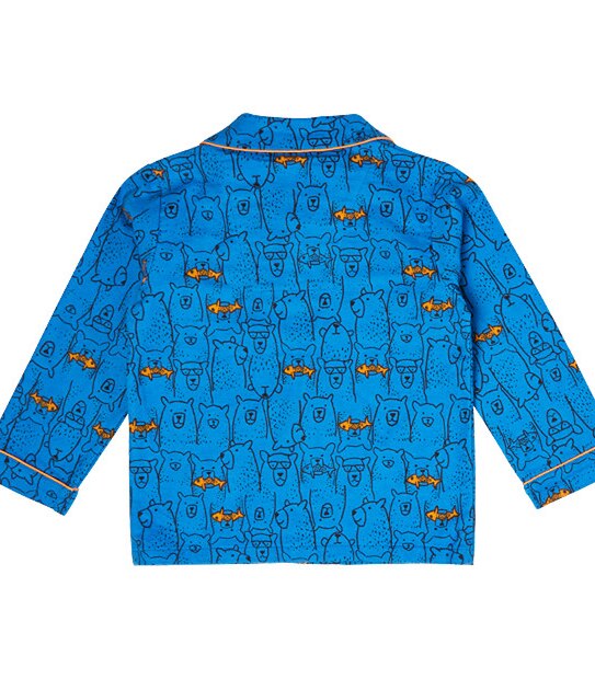 Bear And Fish Flannelette Pyjama Set