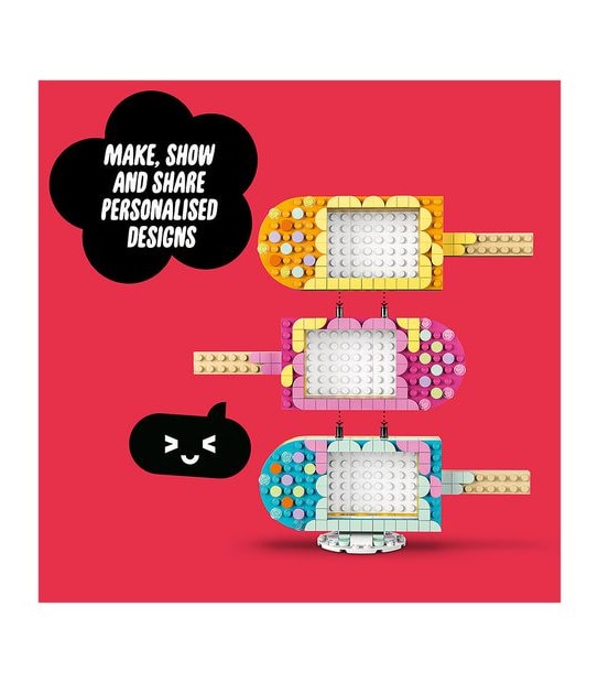 LEGO&reg; DOTS Ice Cream Picture Frames & Bracelet 41956
