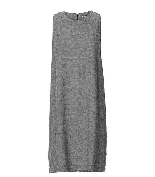 Linen Blend A-Line Dress