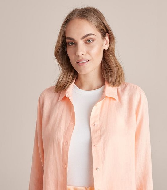 European Linen Long Sleeve Shirt 4 of 6