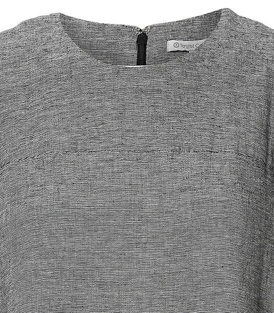 Linen Blend A-Line Dress
