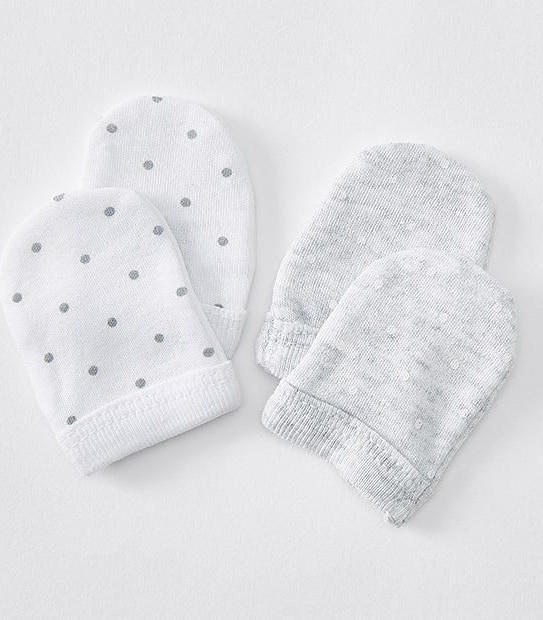 Pack Of 2 Newborn Mittens