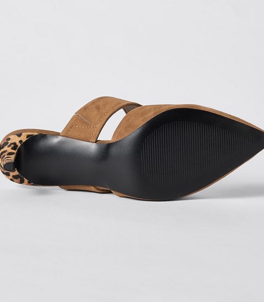 Preview Dayton Suede Mules - Tan 3 of 3