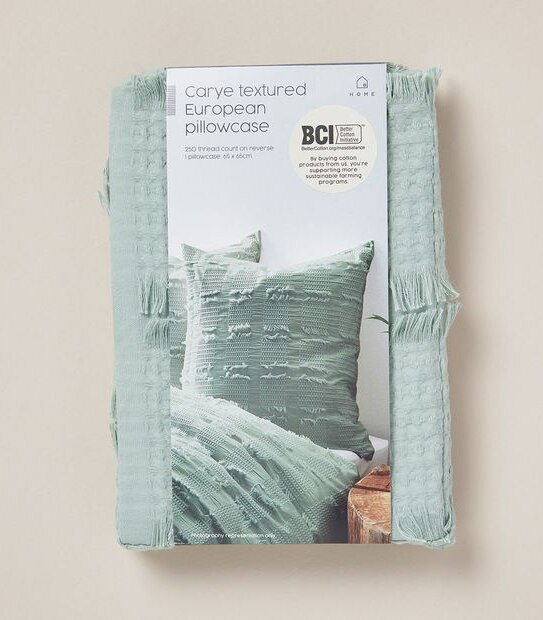 Carye Textured European Pillowcase