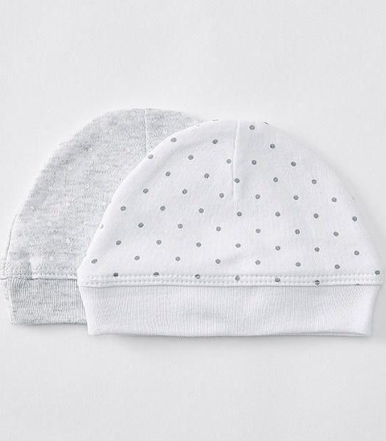 Pack Of 2 Newborn Beanies