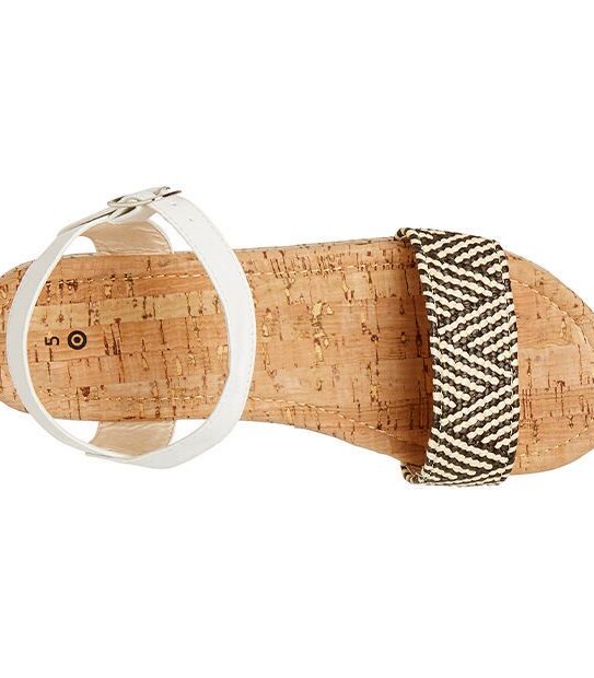 Andrea Senior Cork Wedge Sandals