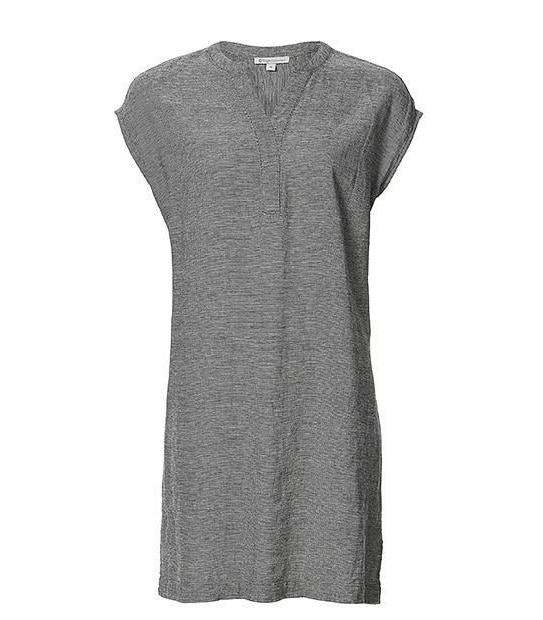 Linen Blend Shift Dress