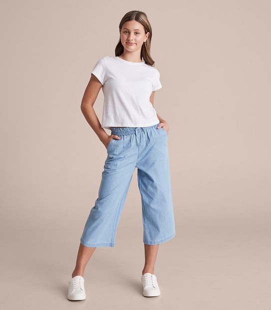 Chambray Pants