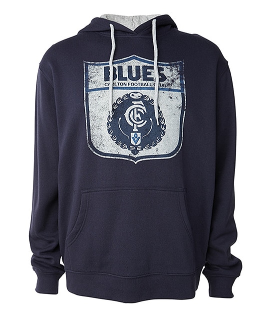 Men's AFL Retro Hooded Jumper - Carlton Football Club