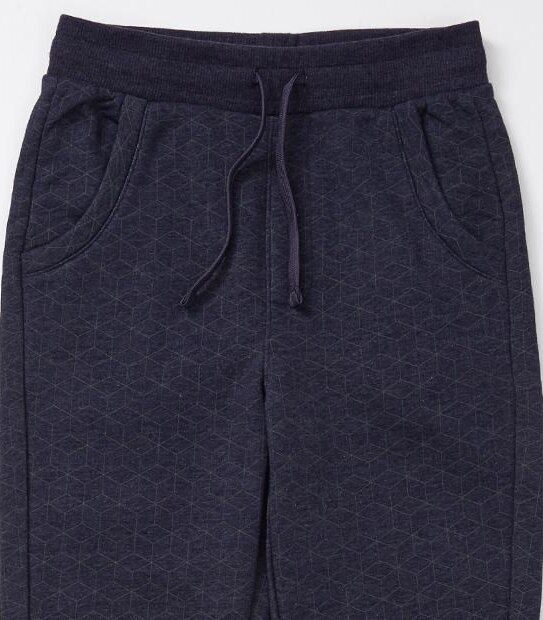 Geometric Yardage Print Trackpants