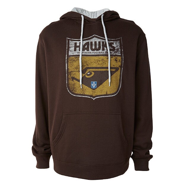 Men's AFL Retro Hooded Jumper - Hawthorn | Target Australia