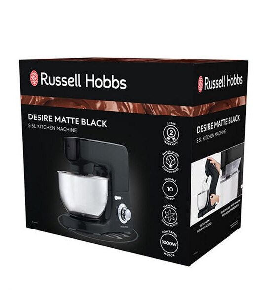 Russell Hobbs Desire Matte Black Kitchen Machine RHKM5BLK Target