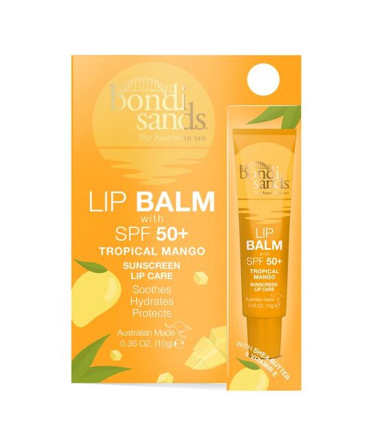 Bondi Sands The Australian Tan SPF 50+ Lip Balm 10g - Tropical Mango, Shea Butter and Vitamin E