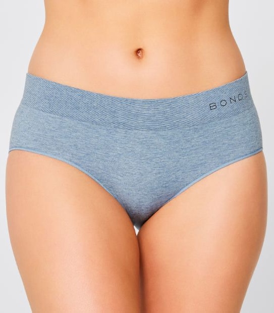 Bonds Comfytails Side Seamfree Midi Briefs - Denim