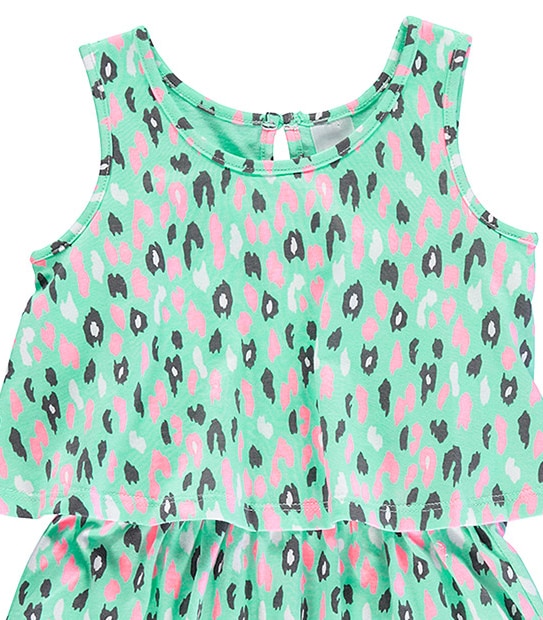 Girls' Animal Print Tiered Dress | Target Australia