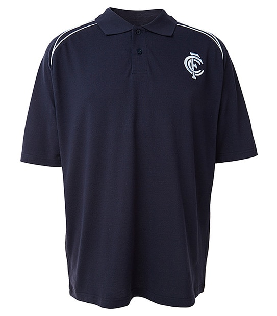 Men's Short Sleeve AFL Pique Polo - Carlton Football Club