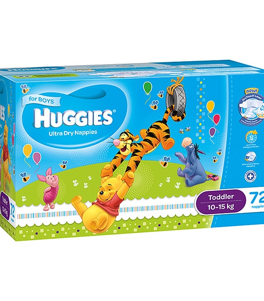 Boys' Huggies Nappies 72 Pack - Toddler