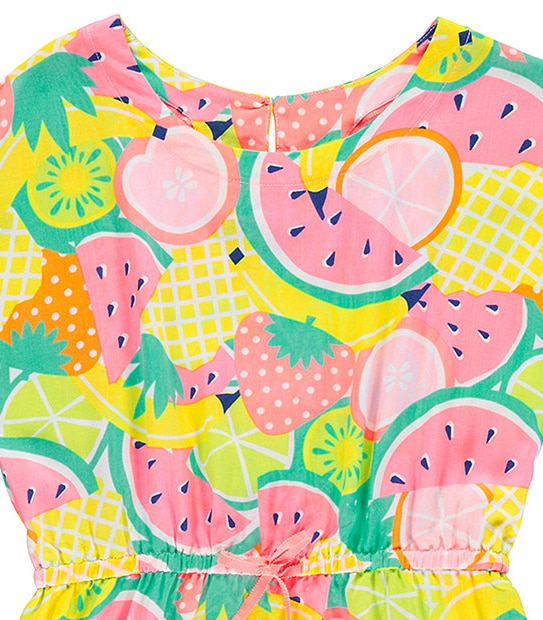 Girls' Fruit Print Dress