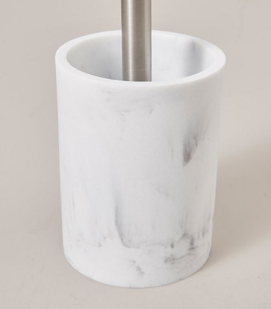 Remy Marble Resin Toilet Brush Holder