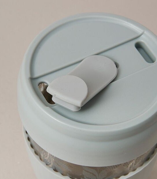 330ml Glass Travel Cup