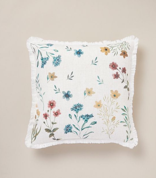 Jade Floral Cushion