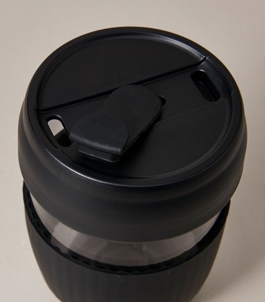330ml Glass Travel Cup