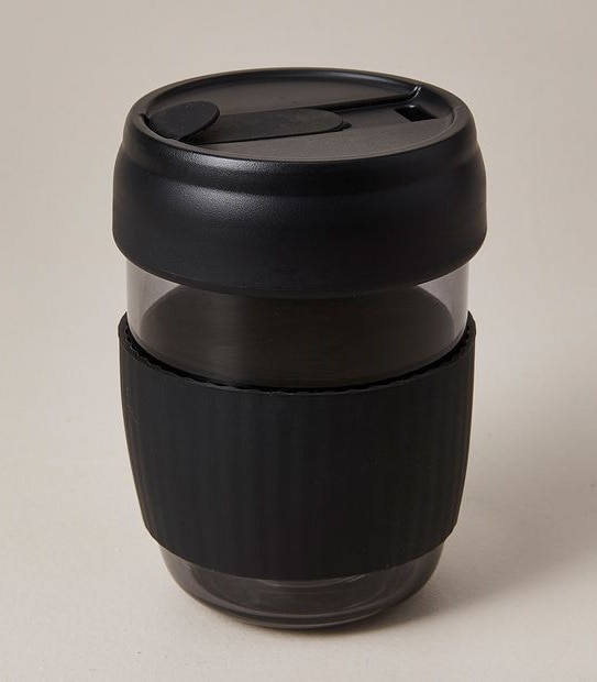 330ml Glass Travel Cup